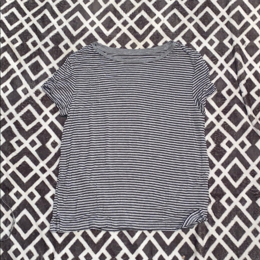 Striped crew neck